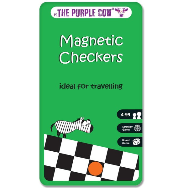 The Purple Cow - Magnetic Checkers