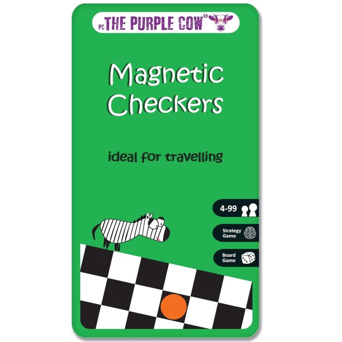 The Purple Cow - Magnetic Checkers