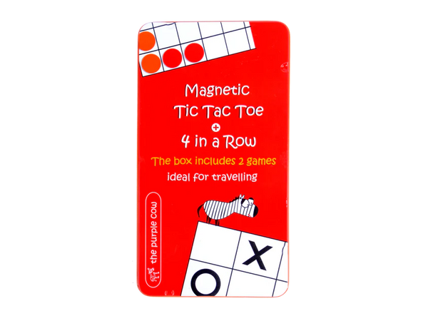 The Purple Cow - Magnetic Tic Tac Toe and 4 in a Row