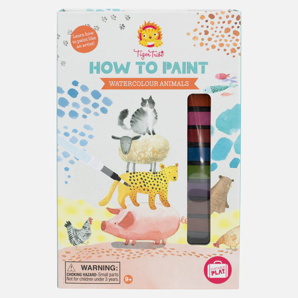 Tiger Tribe - How to Paint Water Colour Animals