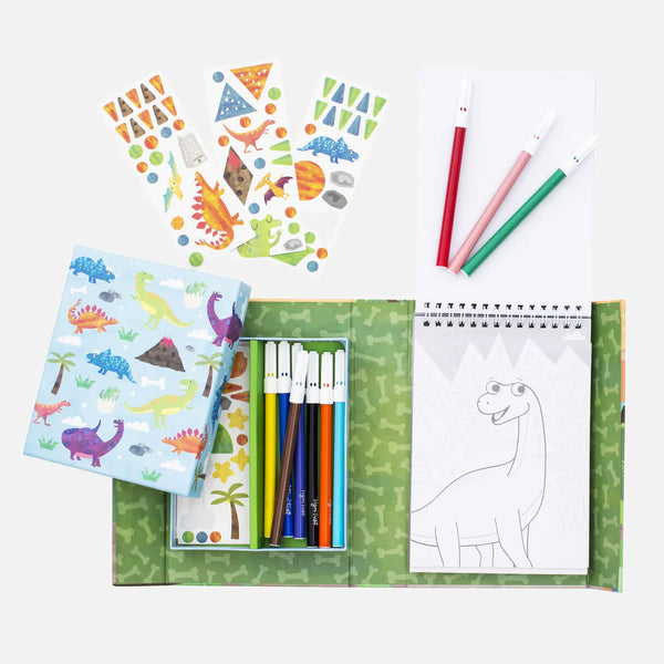 Tiger Tribe- Colouring Set Dinosaurs