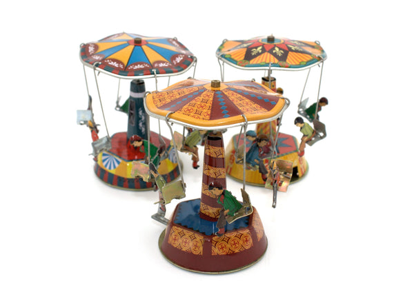 Tin Toy Treasures Childrens Carousel - Assorted Colours