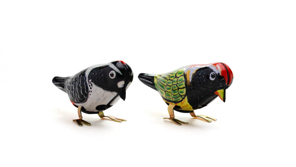 Tin Treasures - Wind Up Tin Pecking Bird