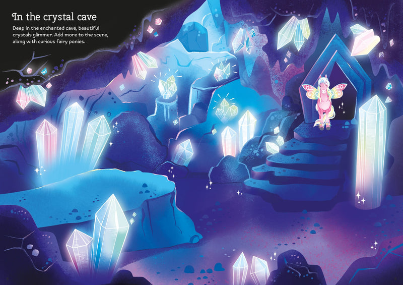 Usborne - Sparkly Fairy Ponies Sticker Book