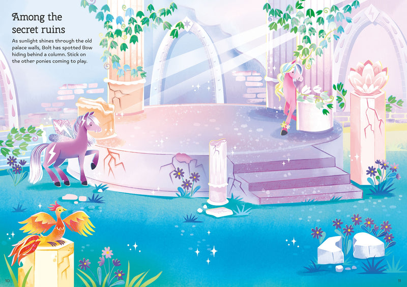Usborne - Sparkly Fairy Ponies Sticker Book