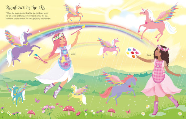 Usborne - Sticker Dolly Dressing, Unicorn