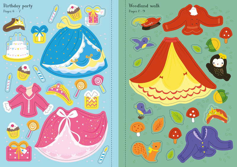 Usborne - Little Sticker Dolly Dressing, Princess