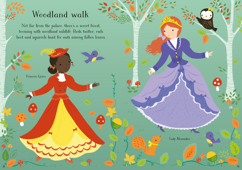 Usborne - Little Sticker Dolly Dressing, Princess