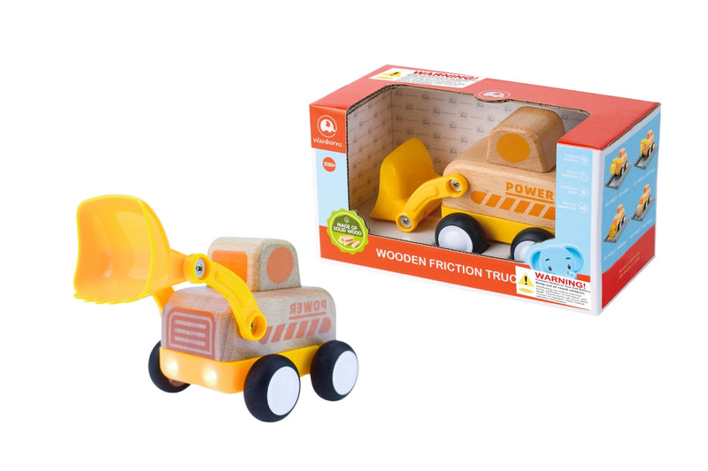 Wanborns - Wooden Friction Bulldozer Truck
