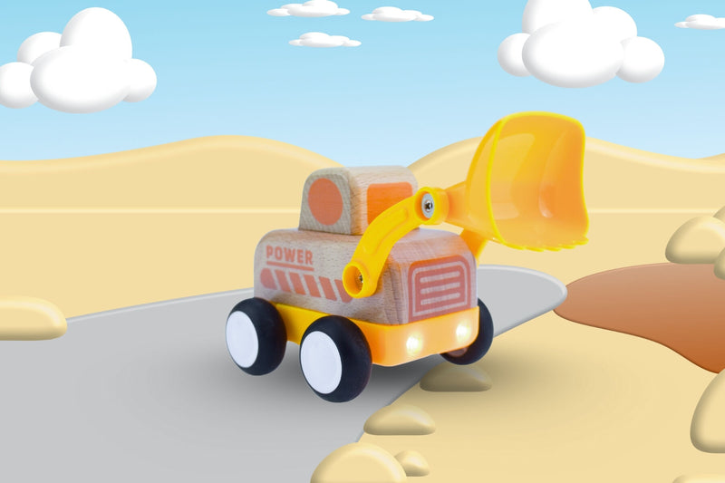 Wanborns - Wooden Friction Bulldozer Truck