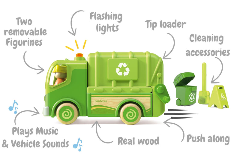 Wanborns - Wooden Recycle Truck