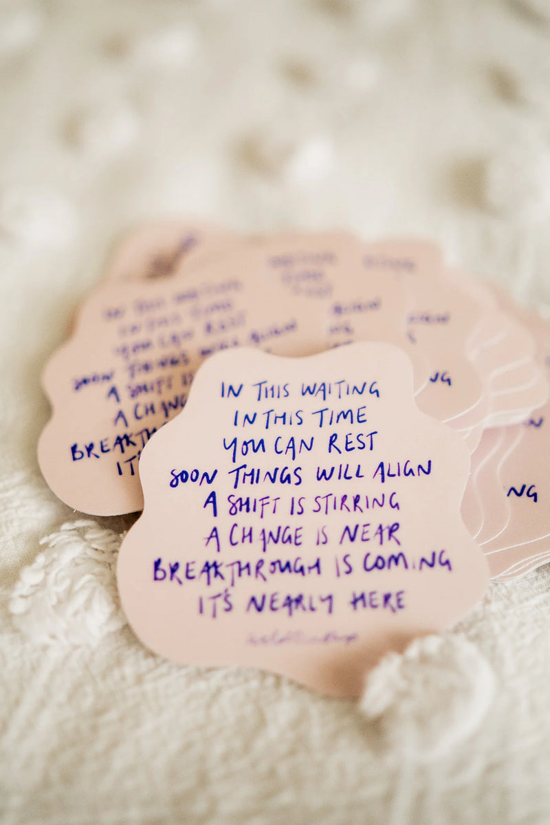 WildKinship - "In This Waiting" Sticker