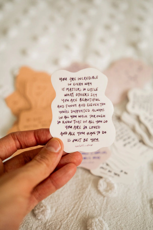 WildKinship - "You Are Incredible" Sticker