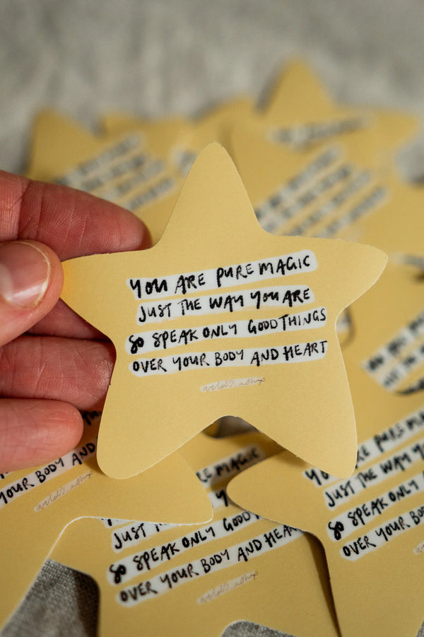 WildKinship - "You Are Magic" Star Sticker