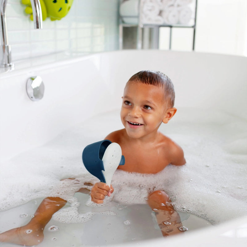 Boon - Chomp Hungry Whale Bath Toy (Navy)