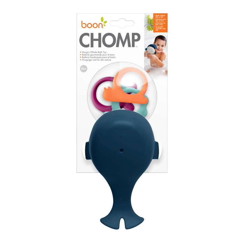Boon - Chomp Hungry Whale Bath Toy (Navy)