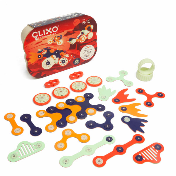 Clixo- Expedition Mars Rovers 30pc Pack