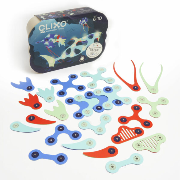 Clixo- Expedition Ocean Creatures 24pc Pack