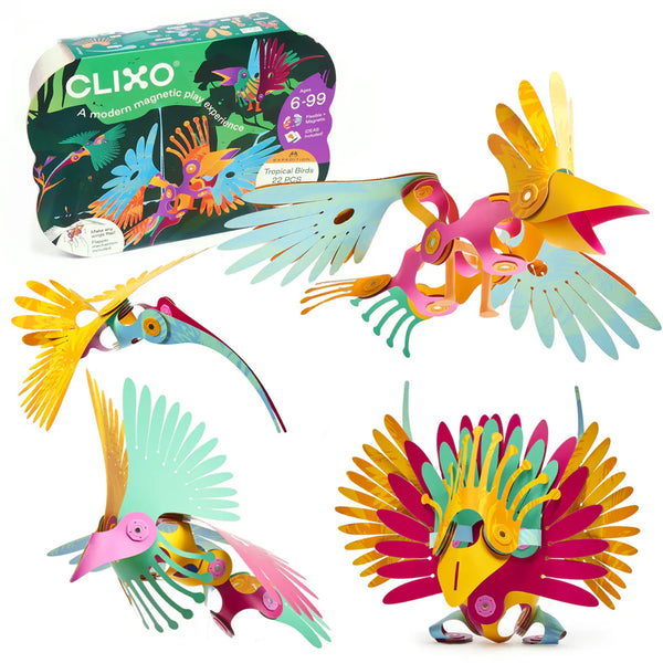 Clixo - Tropical Birds 22pc Pack