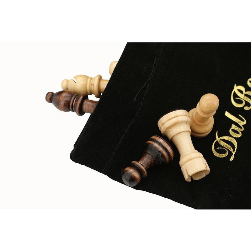 Dal Rossi Italy- Walnut Chess Set 30cm