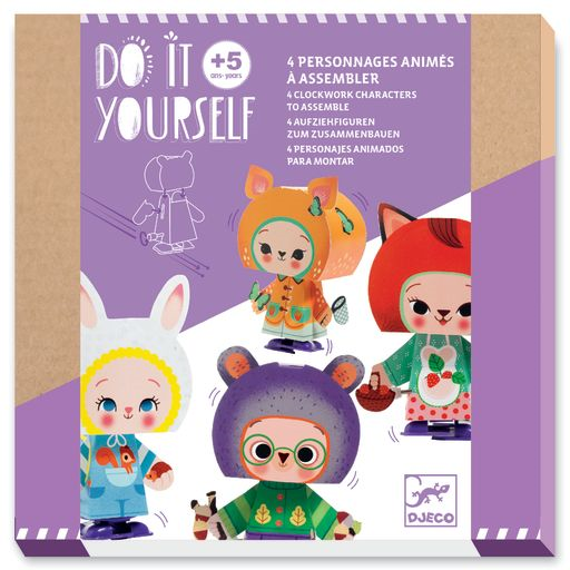 Djeco - Do it Yourself, Clockwork Characters