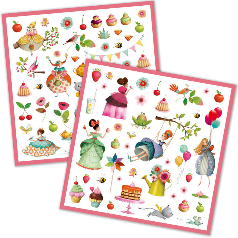 Djeco - Princesses’ Tea Party Stickers