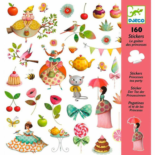 Djeco - Princesses’ Tea Party Stickers