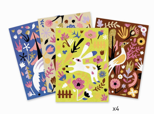 Djeco- Woodland Wonderland Sand and Glitter Set