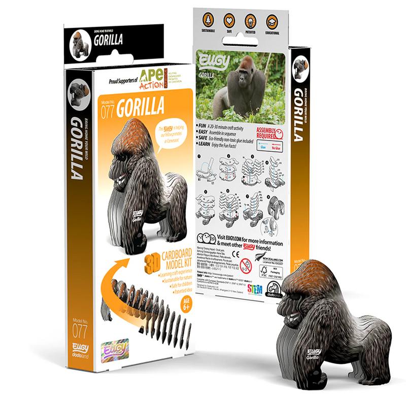 Eugy 3D Puzzle Gorilla