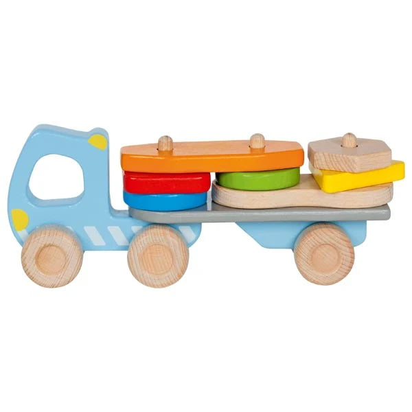 Goki- Wooden Truck with Stacking Freight