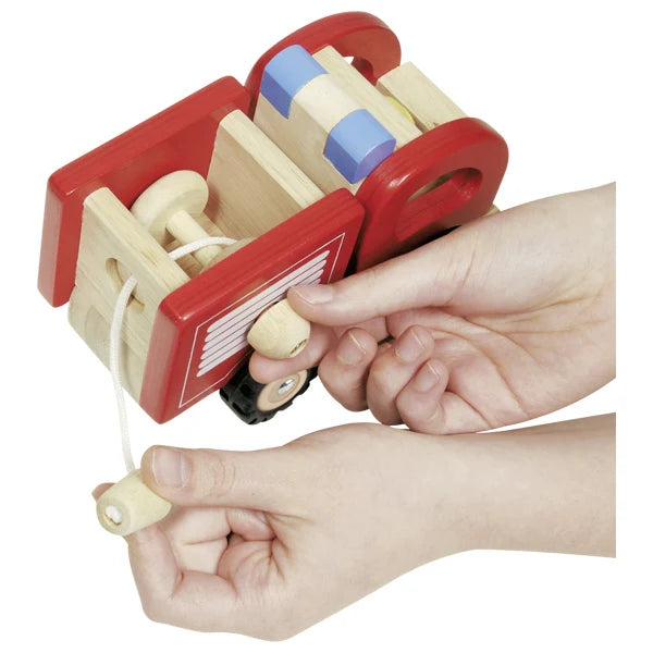 Goki- Wooden Fire Truck