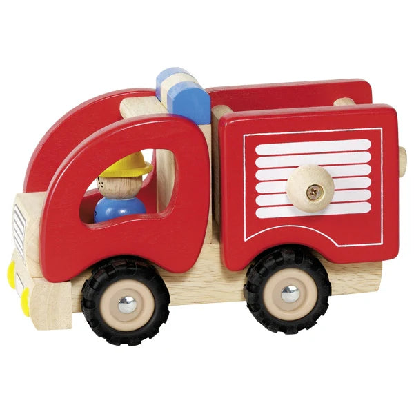 Goki- Wooden Fire Truck