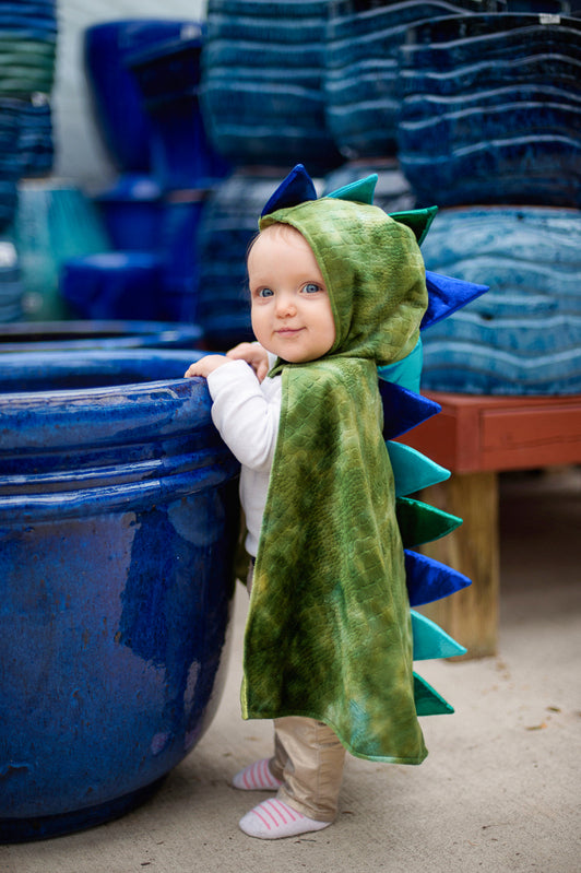 Great Pretenders- Toddler Dragon Cape Green 2-3 years