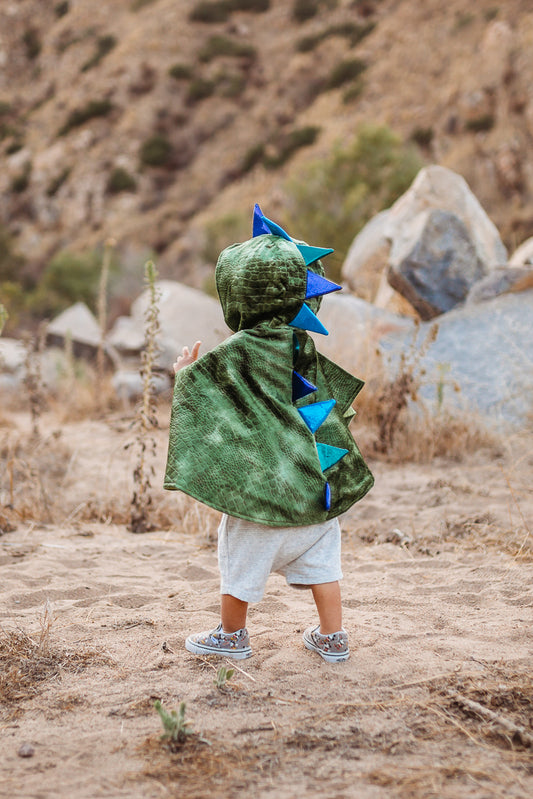 Great Pretenders- Toddler Dragon Cape Green 2-3 years