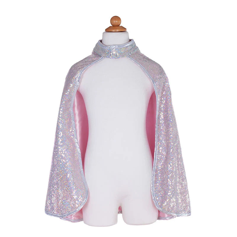 Great Pretenders Silver Sequins Cape 3-4