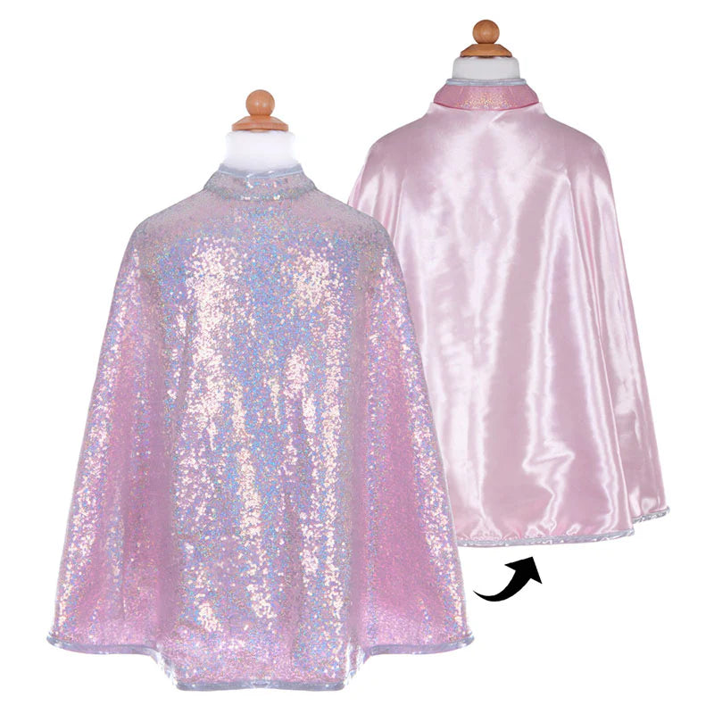 Great Pretenders Silver sequins cape 5-6