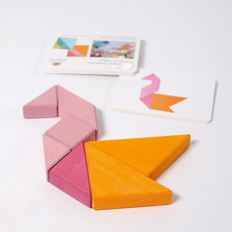 Grimm’s - Tangram Orange & Pink