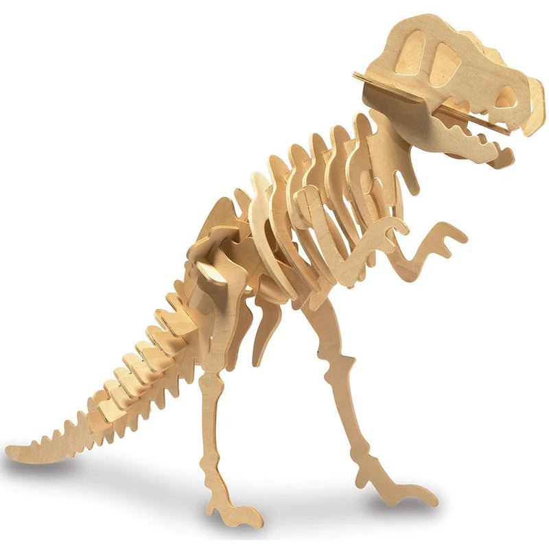 Heebie Jeebies- 3D Wood Kit, Tyrannosaurus Rex 29 Pieces