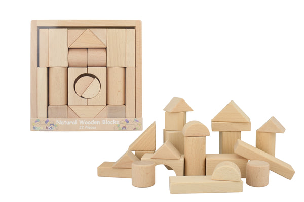 Kaper Kidz - Natural Wooden Blocks