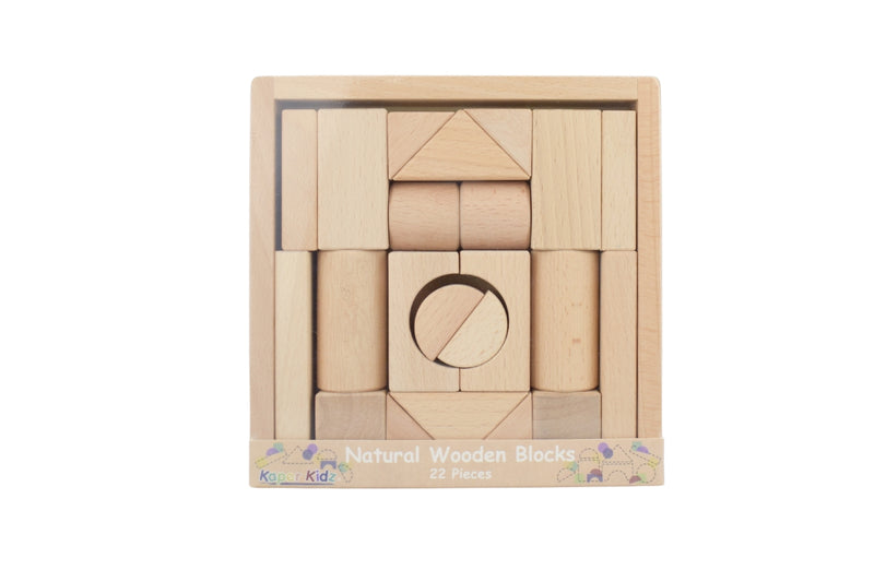 Kaper Kidz - Natural Wooden Blocks