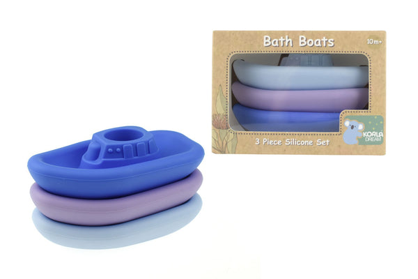 Koala Dream - Bath Boats, Blue and Purple