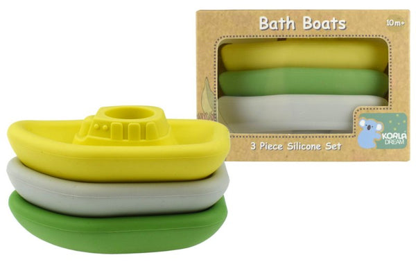 Koala Dream - Bath Boats, Yellow and Green
