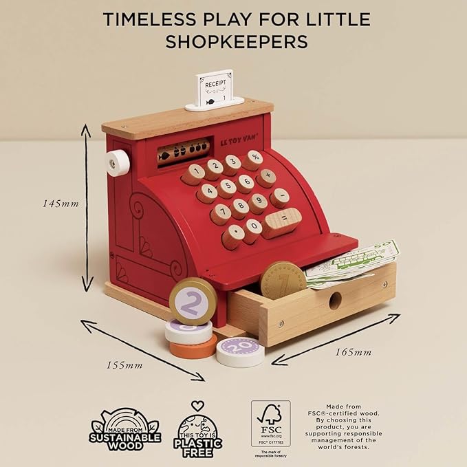 Le Toy Van- Cash Register & Money