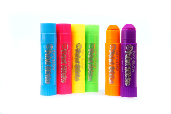 Little Brian - Day Glow Paint Sticks 6 Pack