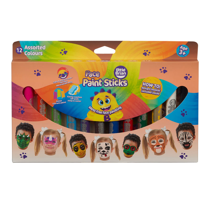 Little Brian - Face Paint Sticks 12 Pack
