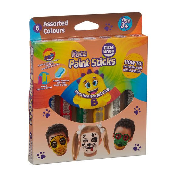 Little Brian - Face Paint Sticks 6 Pack
