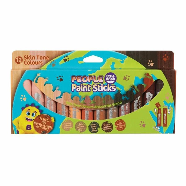 Little Brian - People Paint Sticks 12 Pack