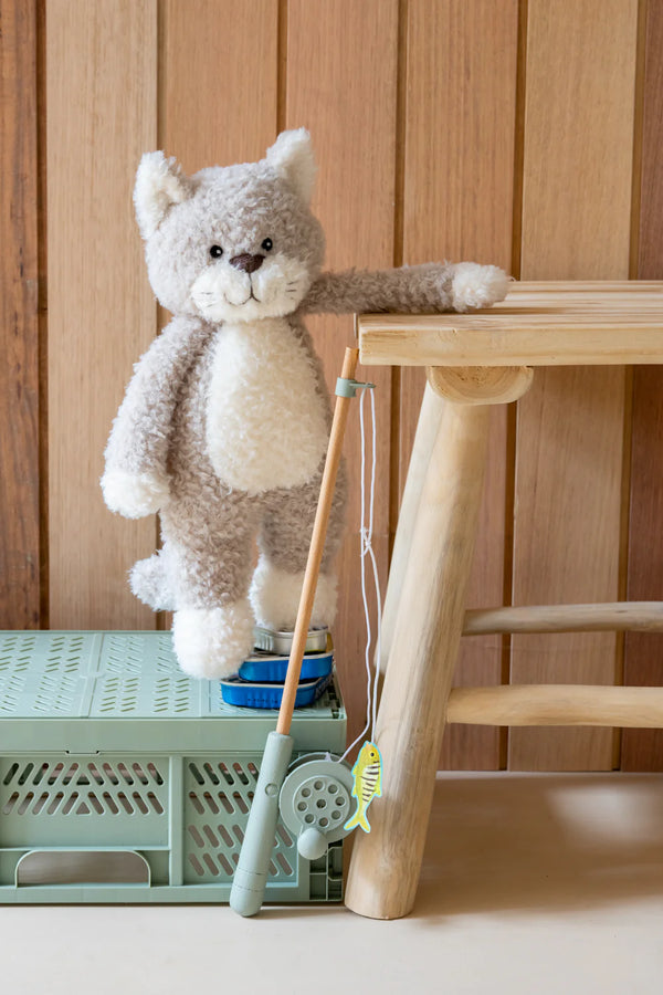 Nana Huchy- Checkers the Cat Grey