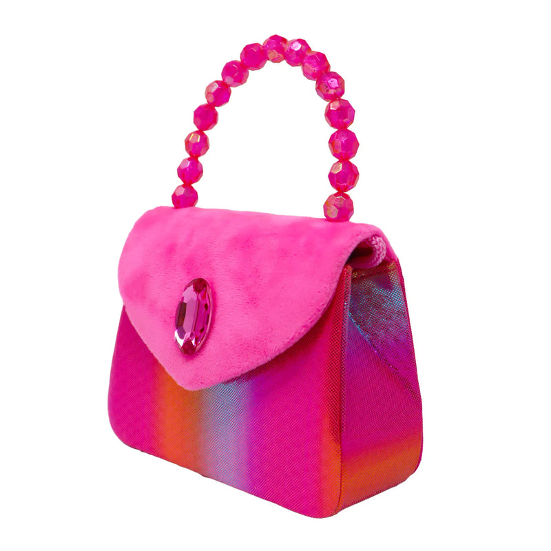 Pink Poppy - Pink Gemstone Handbag