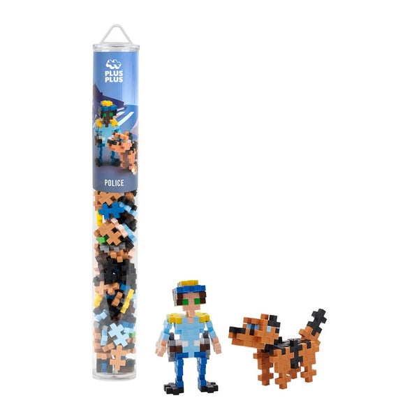 Plus-Plus - Everyday Heroes - Police 100 pcs tube